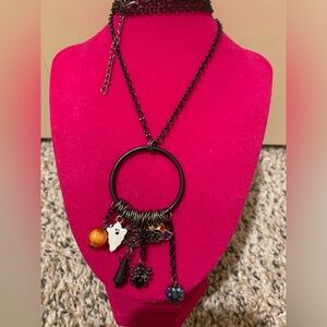 NWOT long charm necklace